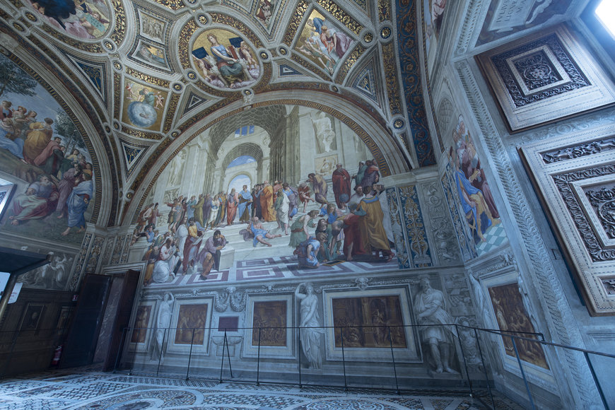 La solución de Carrier mejora el confort y favorece la conservación del arte en las Estancias de Rafael de los Museos Vaticanos